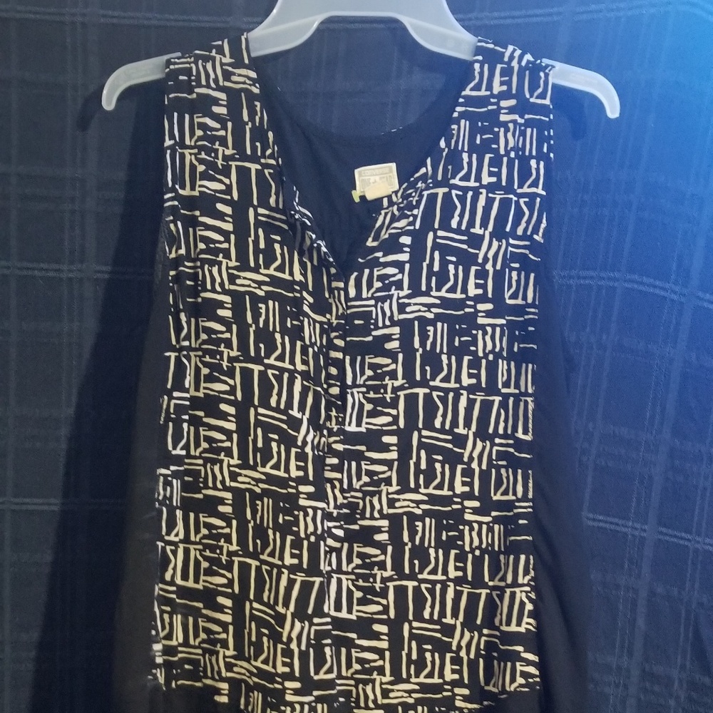 Converse black/white tank top summer shirt size L